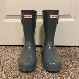 Hunter Boots: Original Short Gloss Rain Boots